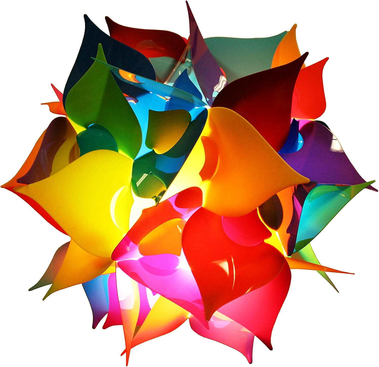 Fully Assembled Puzzle Lamp IQ Light Kaleido Lamps Handmade Multi