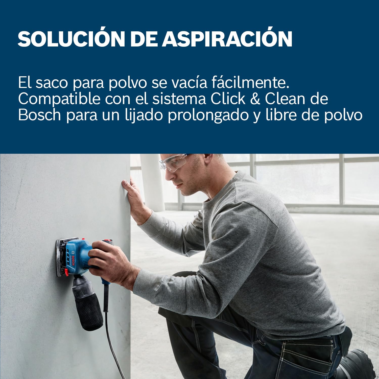 Bosch Professional lijadora orbital GSS 140 (motor de 220 W, vibración de 3,4 m/s2, con bolsa para polvo, placa punzonadora, hoja de lija C411)