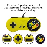 Vista 3 de Coiorvis Wired Controller for Switch, USB controller for PC Emulator Game, Mobile Controller (Yellow)