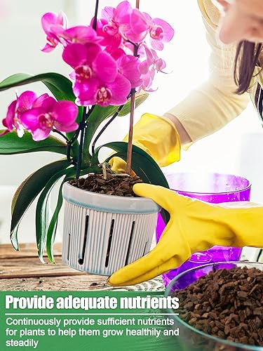 Miniatura 5 de Corteza para macetas de orquídeas, corteza de madera de pino orgánica mediana de Nueva Zelanda secada al sol para orquídeas, mezcla de compost