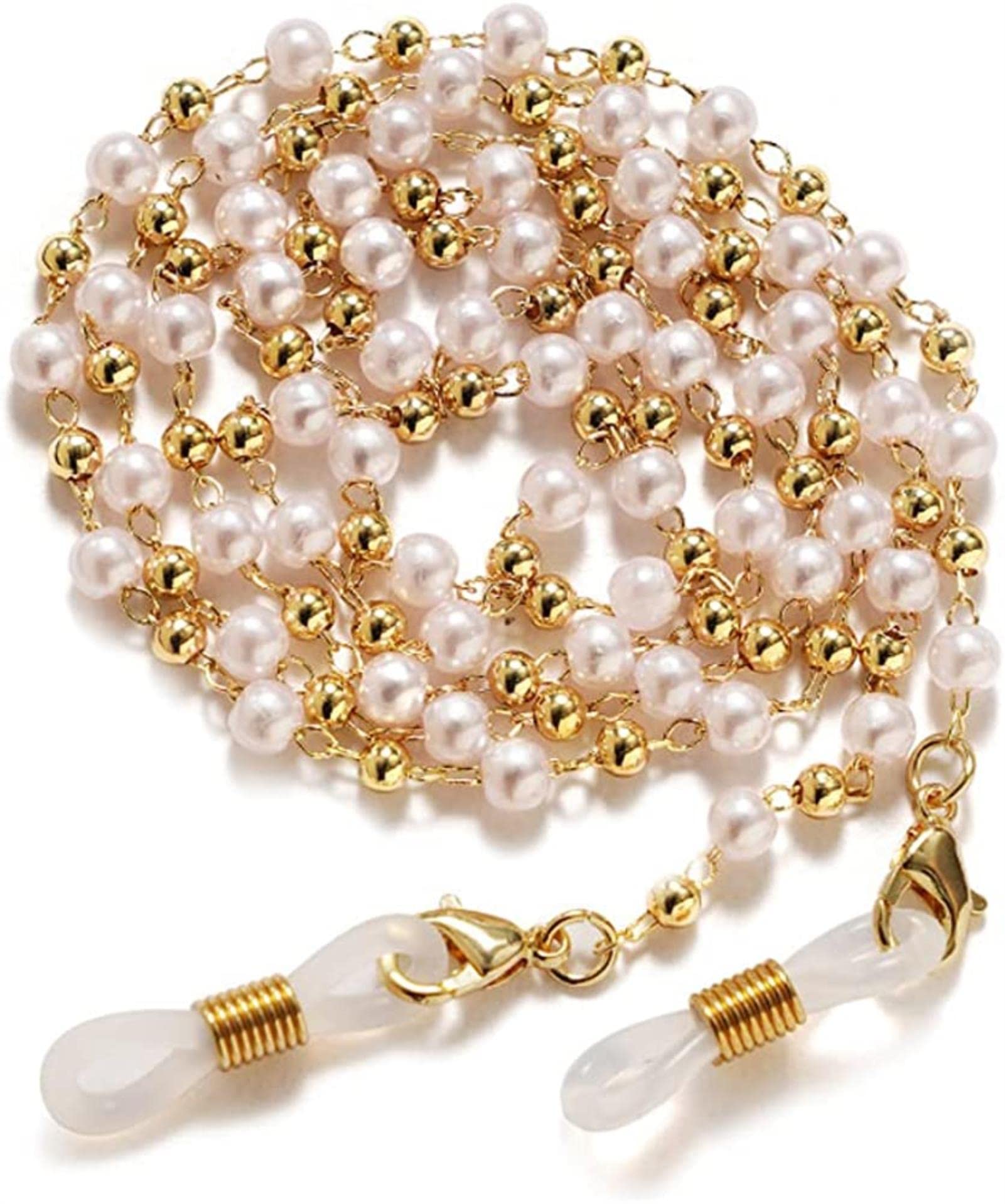 Cadena para Gafas, Elegante Soporte con Correa, Sujetador de Gafas para Mujeres y niñas.
