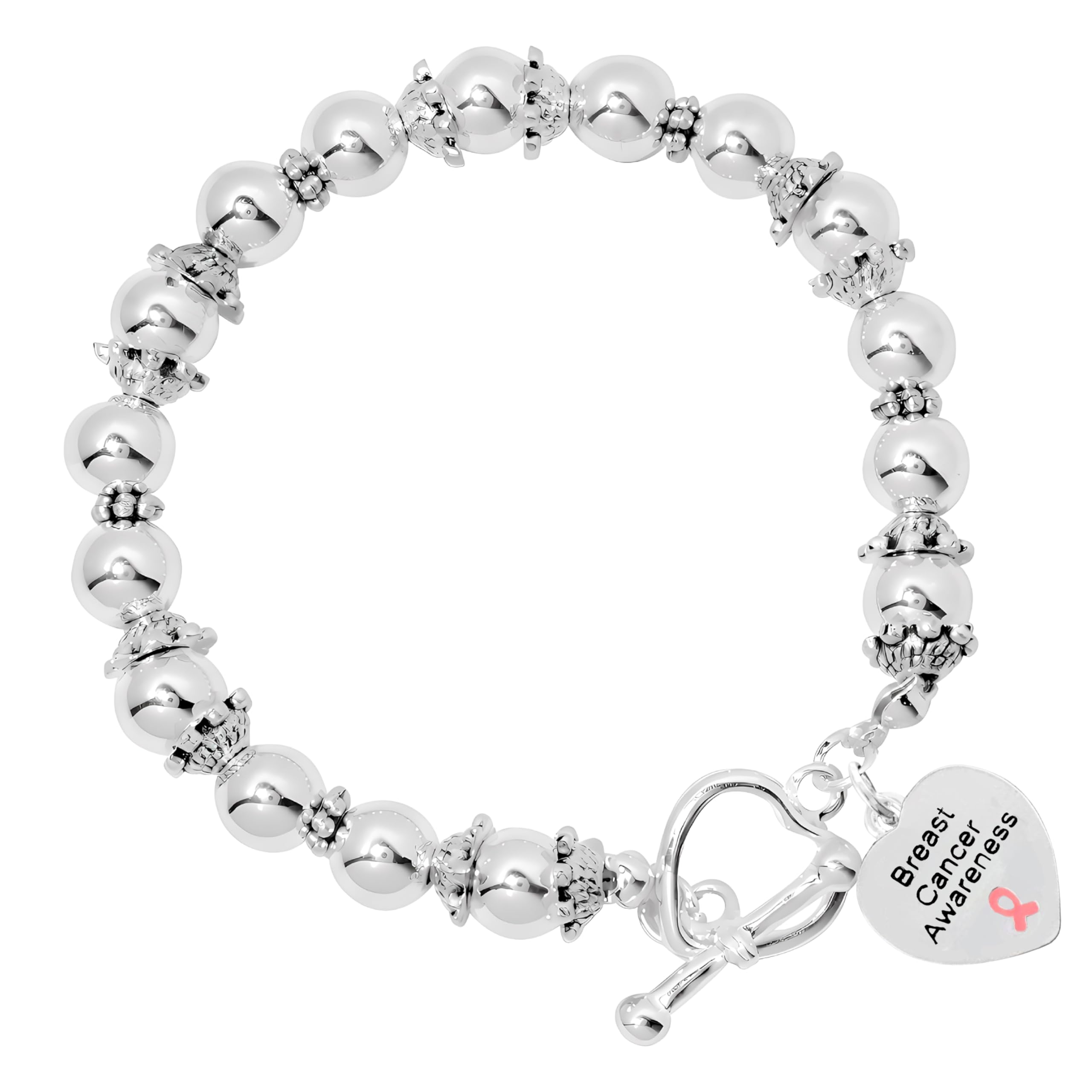 Breast Cancer Awareness Pink Ribbon Bracelets for Fundraising, Charity Walks, and Gifts - Perfect for Breast Cancer Awareness Month