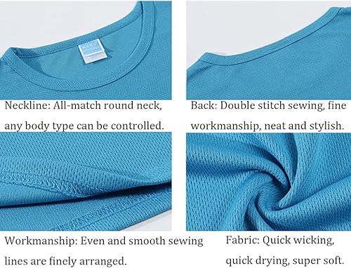 Miniatura 4 de XXSLY Working Reflective Vest Reflective Safety T-Shirts Hi Vis T Shirts High Visibility Short Sleeves for Construction Site Warehouse Plant Safety