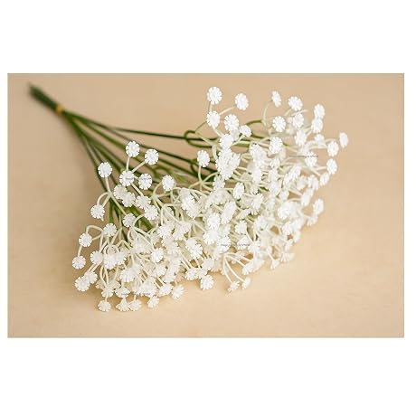 SPHINX Artificial Mini Baby's Breath Flower Sticks - Re...