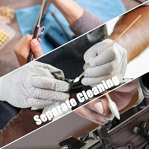 Miniatura 4 de Hisopos de algodón de 6 pulgadas de largo para limpieza de precisión, ideales para electrónica, pistolas, cuidado de mascotas, maquillaje,