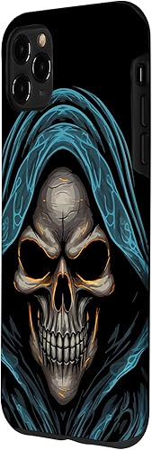 Miniatura 2 de Funda para iPhone 11 Pro Max Skull Blue Hood Grim Reaper