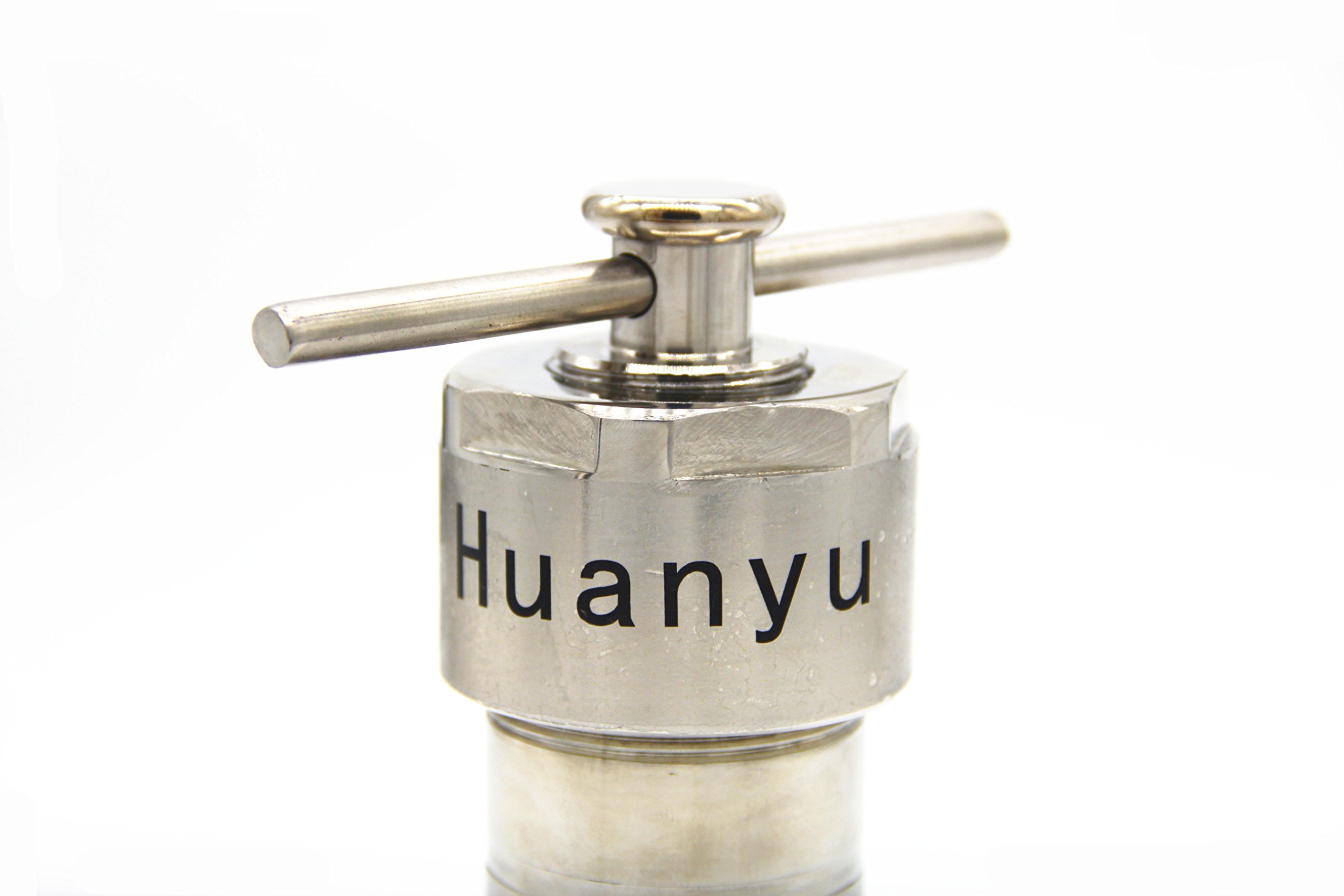 Huanyu Réacteur autoclave de synthèse hydrothermale 100ml avec récipient doublé de PTFE pour laboratoire