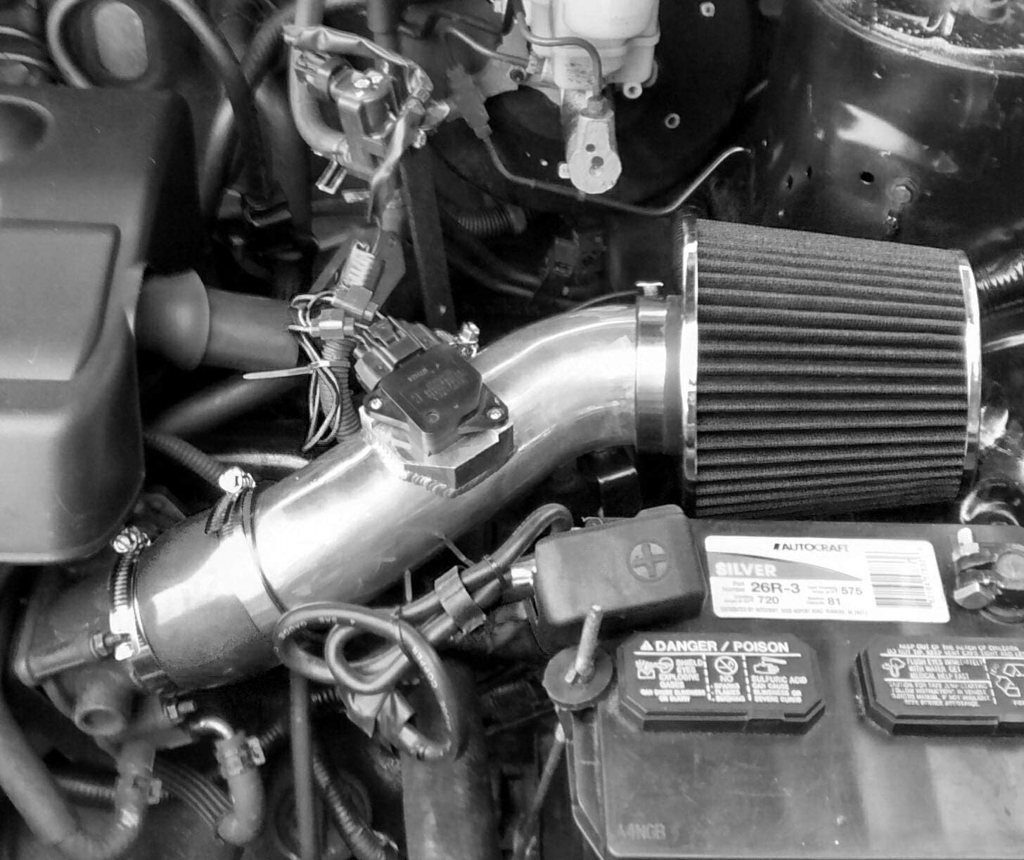 INTAKEKAI Performance Air Intake (Compatible with 2002-2007 Toyota Corolla 1.4L 1.6L / 2003-2006 PONTIAC VIBE GT 1.8L 1.8L L4 MODELS) (RED)