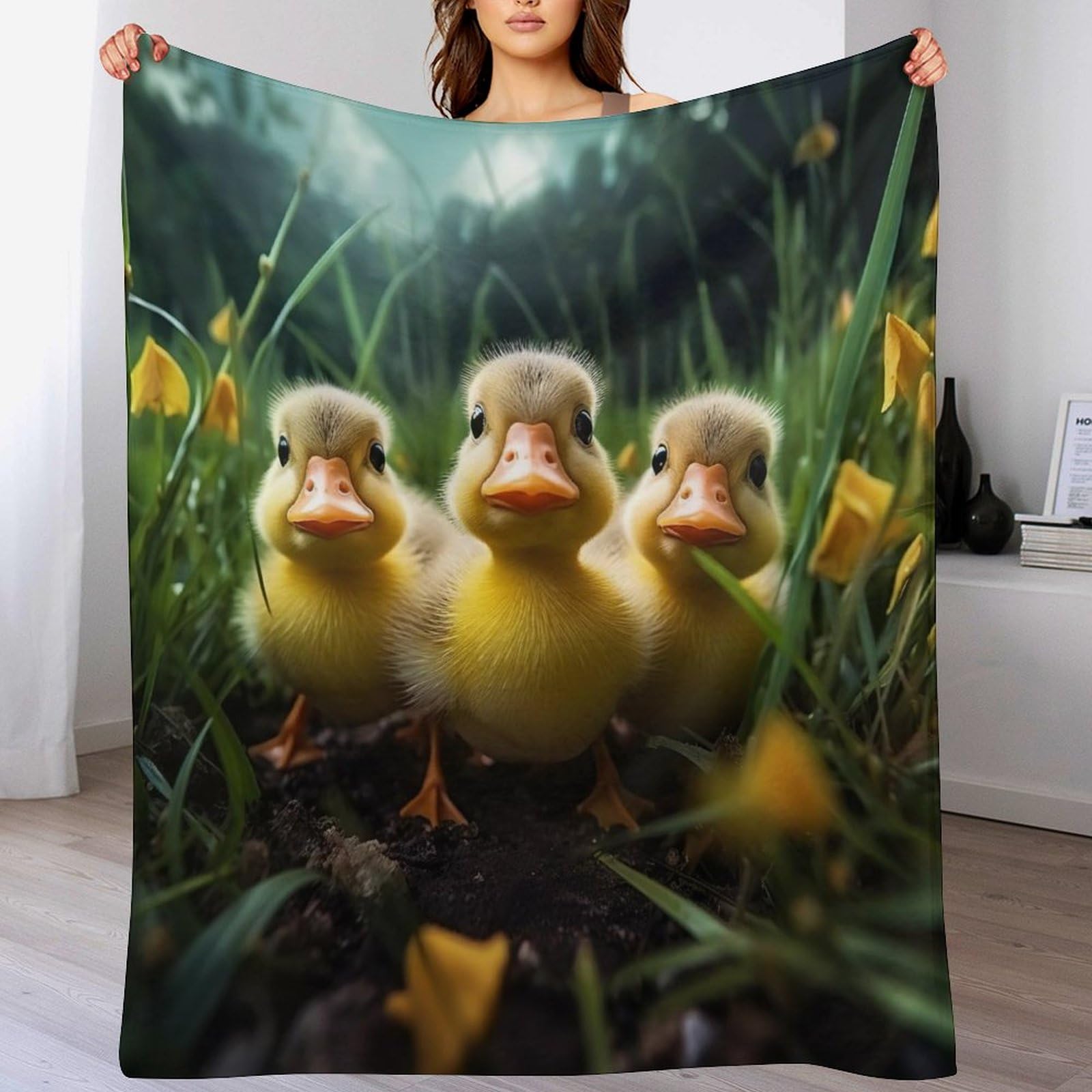 Couverture canard canapé flanelle protège des taches et du froid