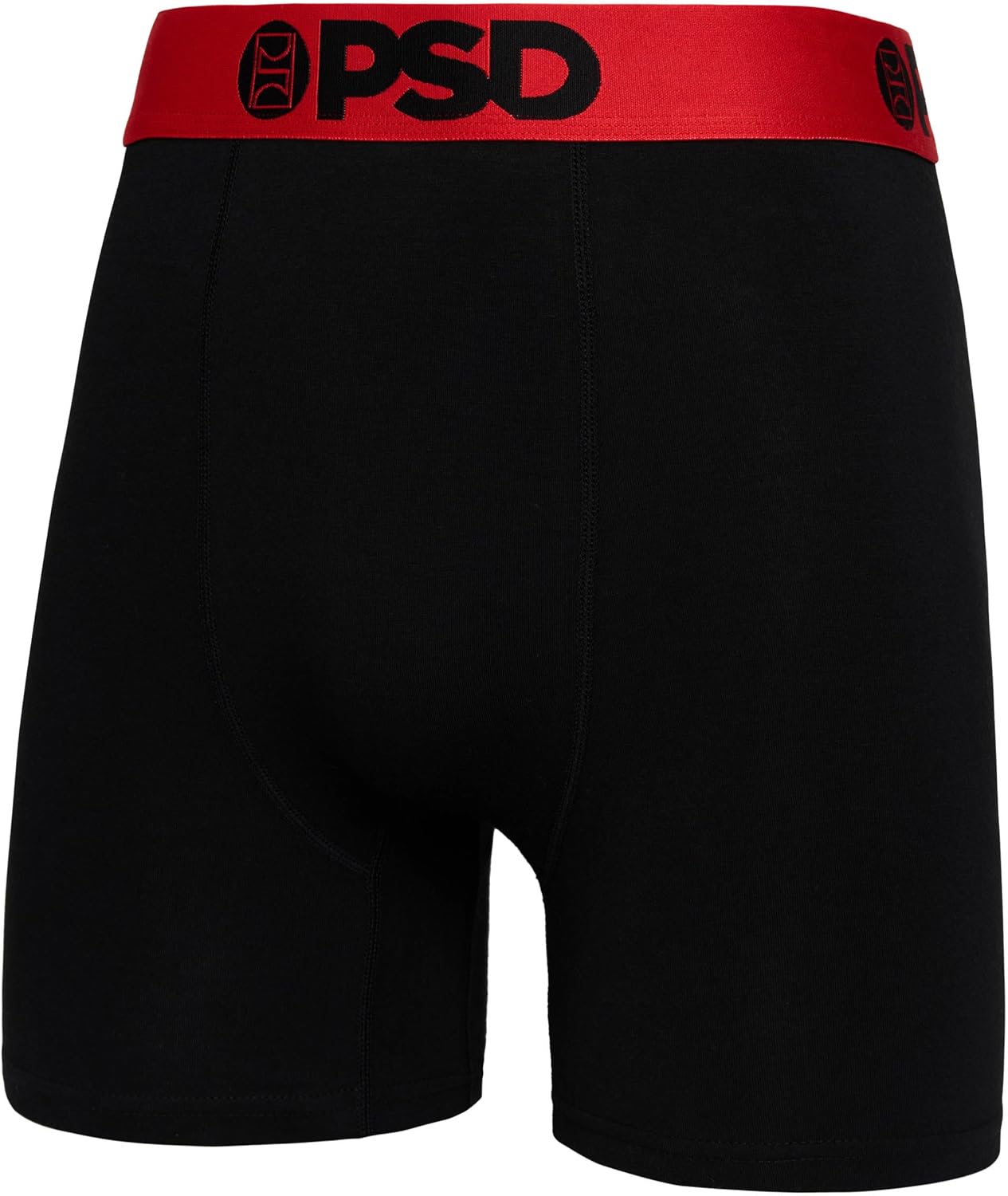 PSD Underwear Mens Boxer Briefs - Solid Cotton Boxer Briefs, Mid Length Packs & Singles, Soft Breathable Boxer Briefs for Men - Image 3