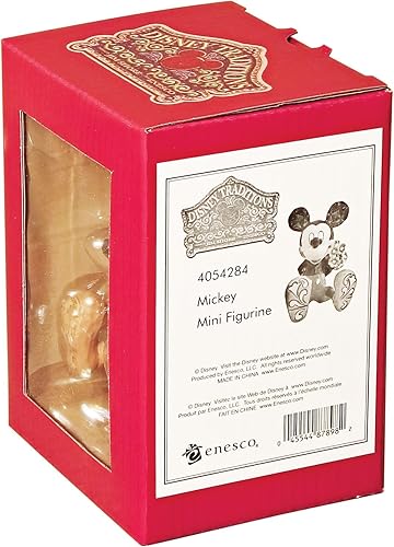 Miniatura 5 de Disney Traditions por Jim Shore Mini Mickey Mouse Pose de personalidad figura de resina y piedra, 7 cm