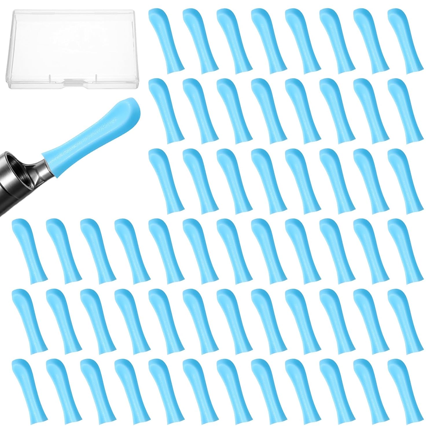 Dicas de Substituição de Câmera Auricular: 60 Unidades em Silicone para Remoção de Cera de Ouvido e Limpeza Eficiente