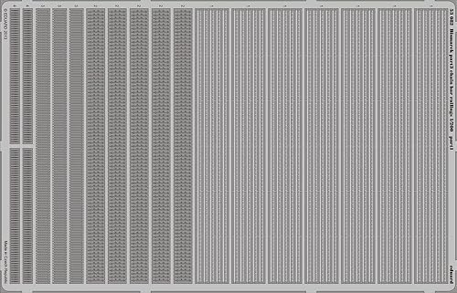 Eduard Modelos Bismarck parte 3railings de cadena