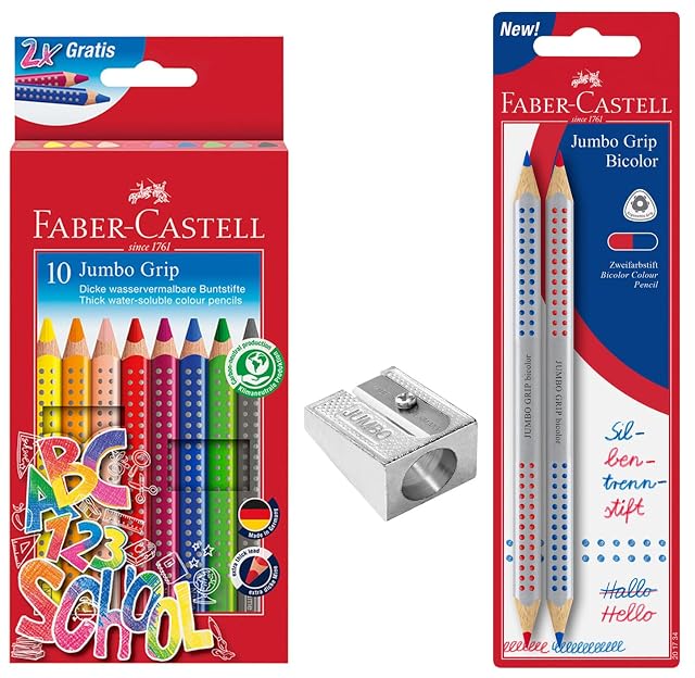 FABER-CASTELL - Set de lápices de colores Schulanfang, de 13 piezas