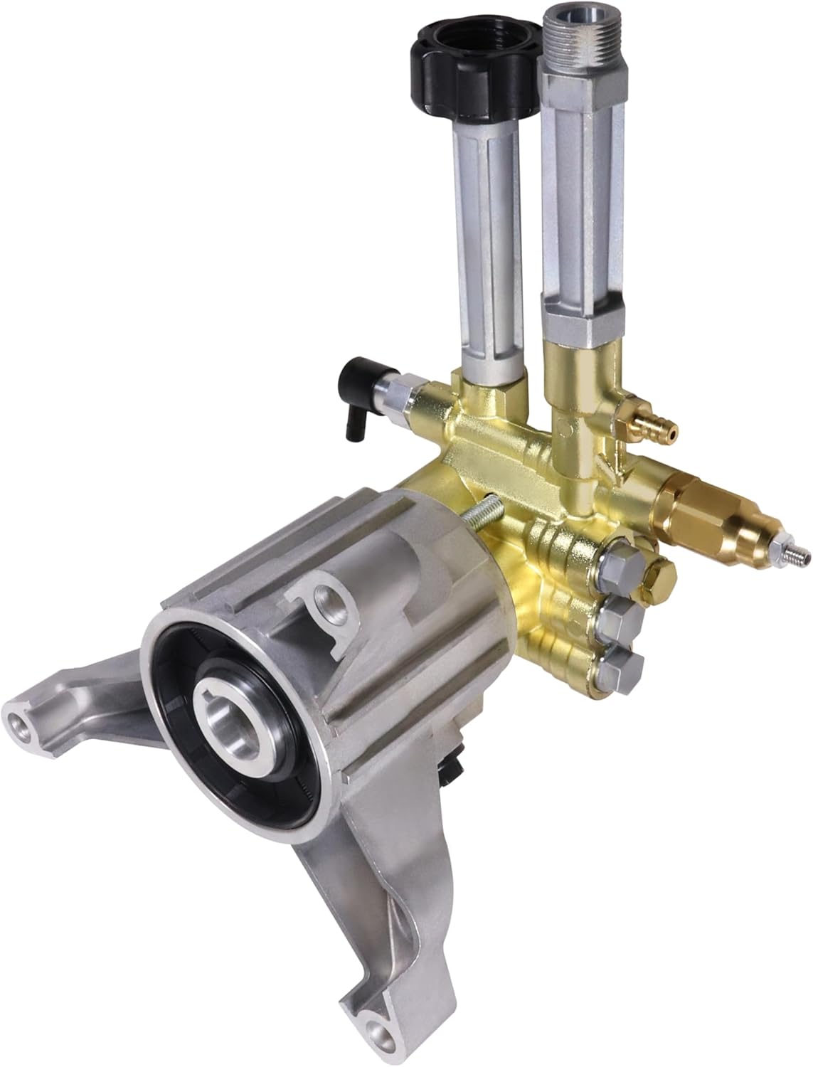 Photo 1 of Replacement RMW25G28-EZ Pressure Washer Pumps Right-Handed Pump 7/8” Vertical Shaft Power Washer Pump 2800 PSI, 2.5 GPM, 193 Max Bar with Thermal Relief Valve, Easy Start Valve