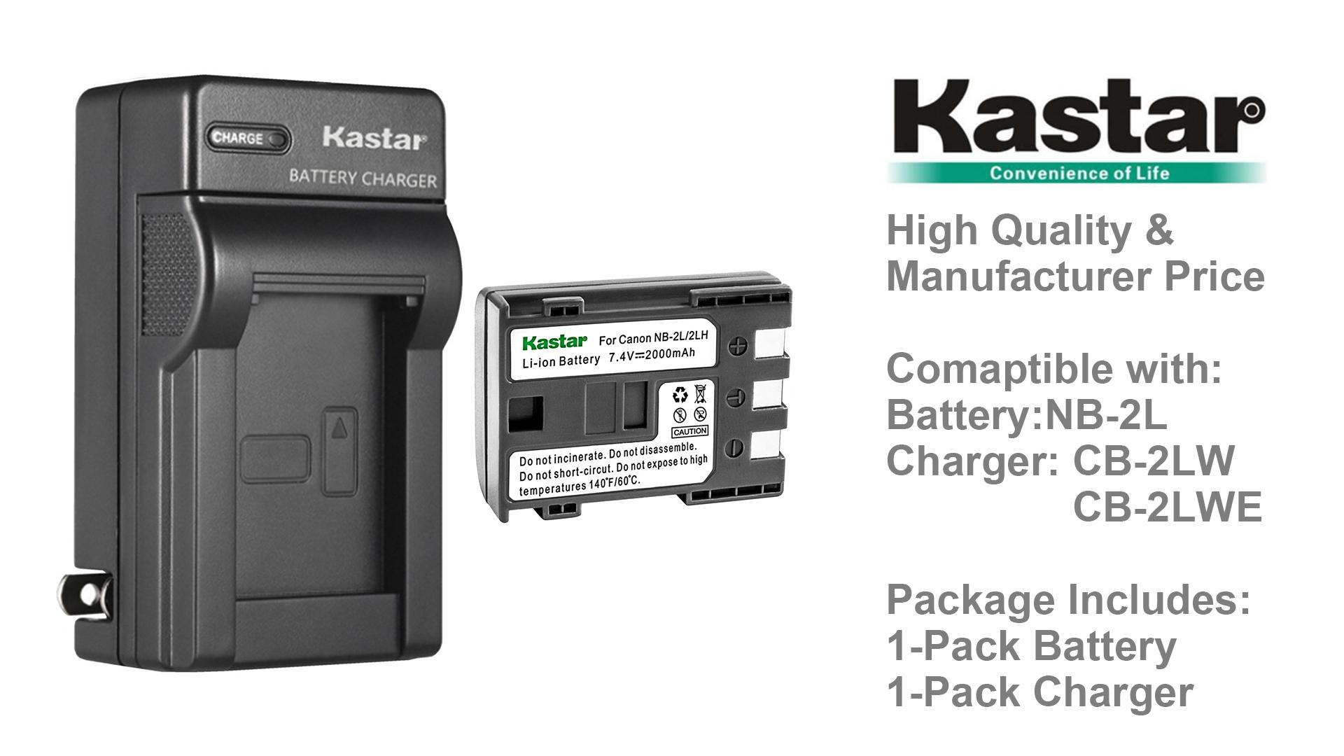 Amazon.com : Kastar Battery (1-Pack) and AC Charger for Canon NB