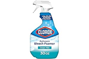 Clorox Bathroom Ultra Foamer: Bleach Original for Household Essentials (30oz Spray Bottle)