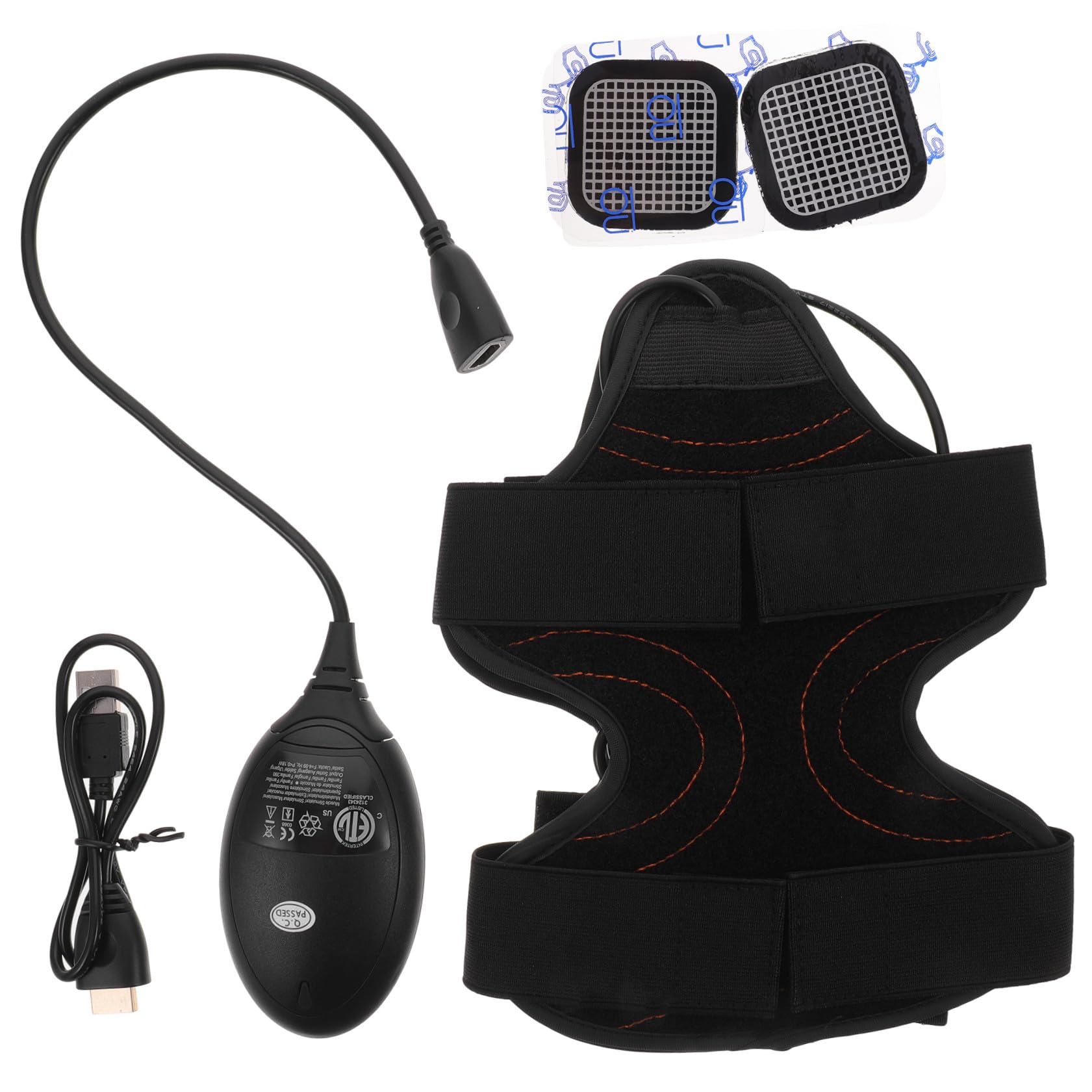 BESPORTBLE Cinturón Accesorio de Fitness Reductor de Brazos para Tonificar Músculos de Tela Negra Alta Practicidad Adecuado para Mujeres y Entrenamiento en Casa
