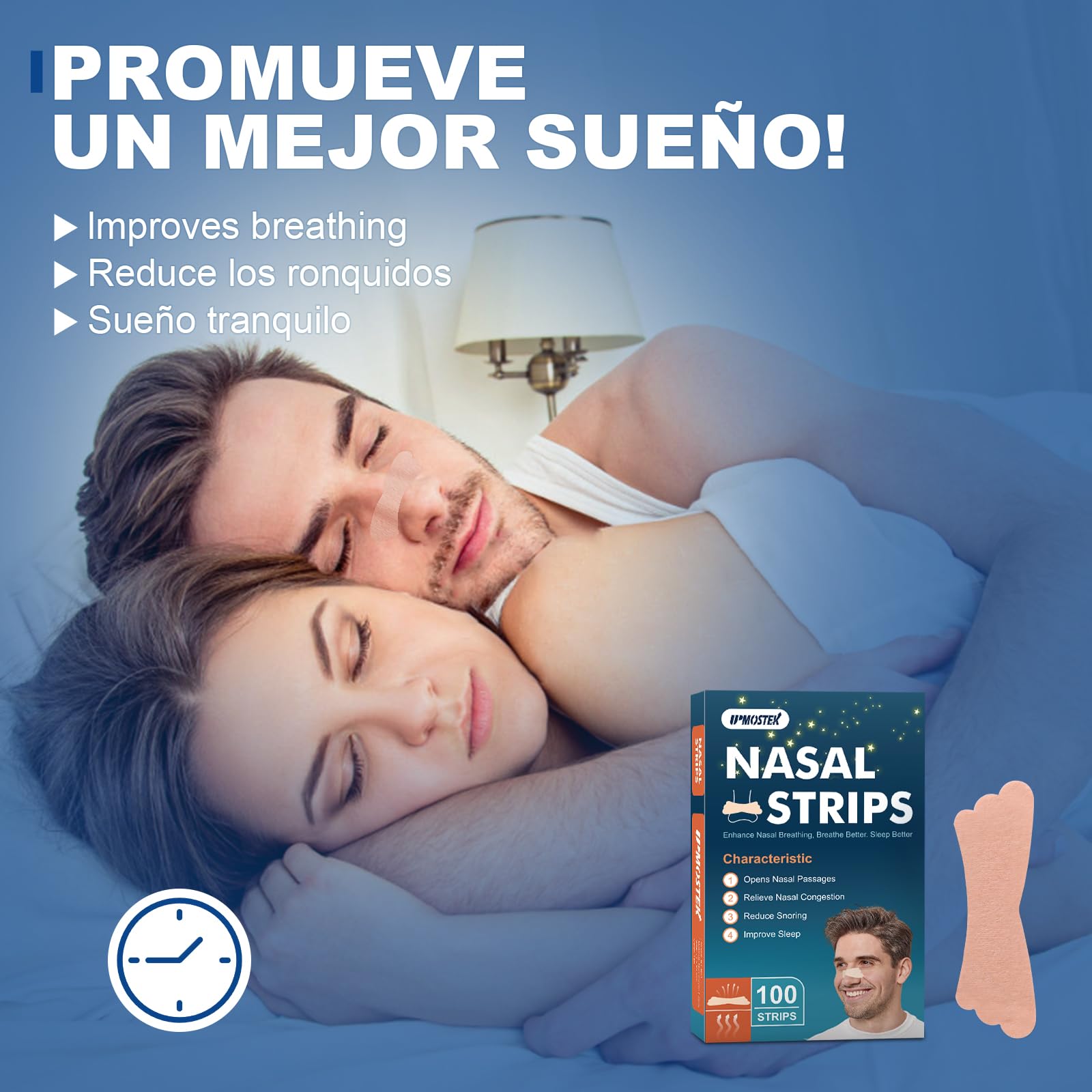 100 Piezas Tiras Nasales Antironquidos para Roncar y Respirar, Tiras para la Nariz para Deportes y Sueño, Ayuda a Dejar de Roncar y Alivio de la Congestión Nasal, Anti Ronquidos (Marrón Claro)