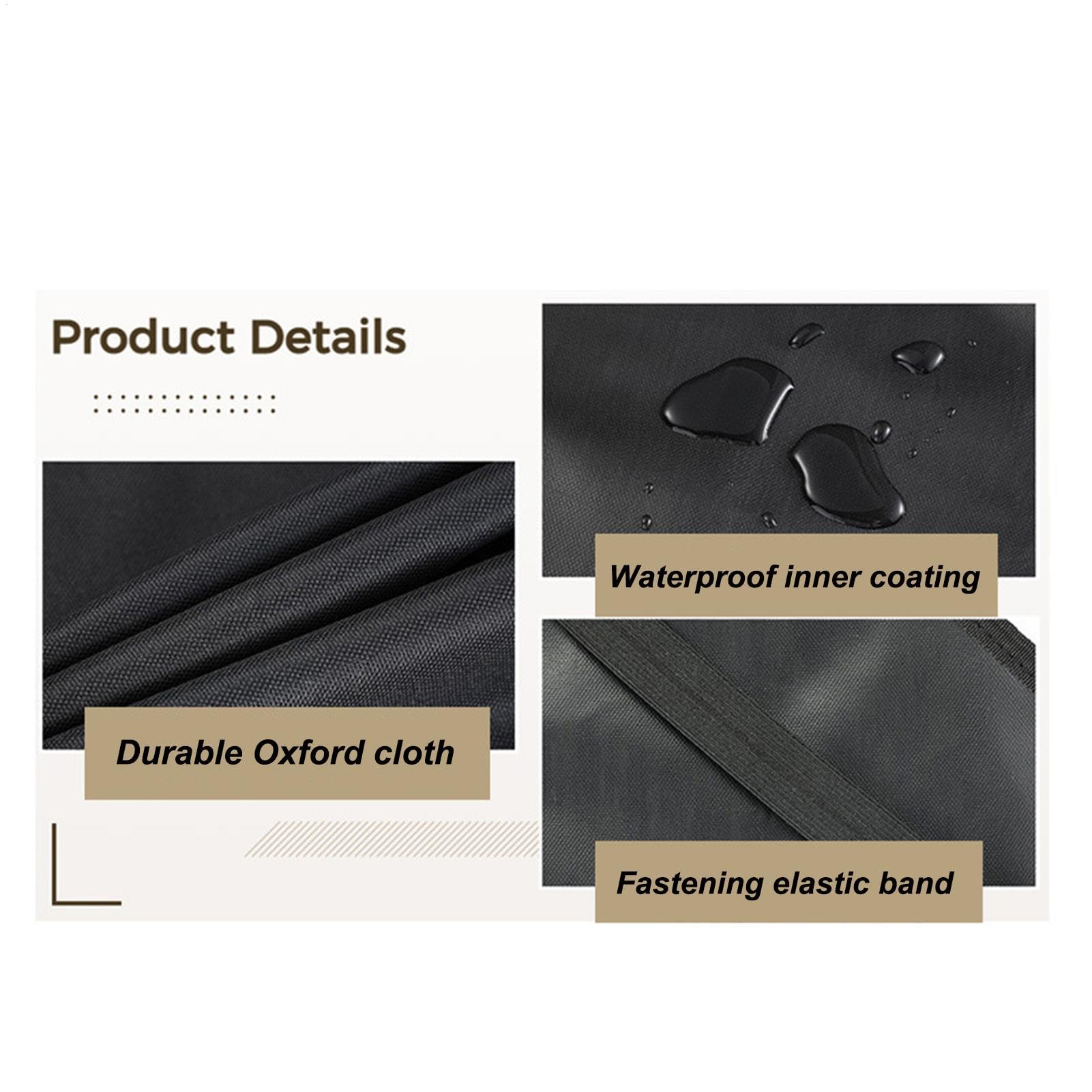Funda de sillín Western Horse | Seguridad impermeable con 6 ligamentos elásticos: este sillín Western está diseñado para adaptarse correctamente y tiene 6 correas elásticas para protección contra el