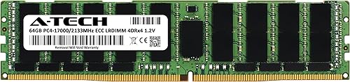 Miniatura 2 de A-Tech Memoria RAM de 64 GB para Dell PowerEdge R730 XL - DDR4 2133MHz PC4-17000 ECC Carga reducida LRDIMM 4DRx4 (4Rx4) 1.2V - Servidor único