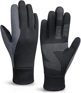 Sponsored Ad - Cierto Winter Gloves for Men & Women | Cold Weather Water Resistant Thermal Running Gloves | Warm Bike & Mo...