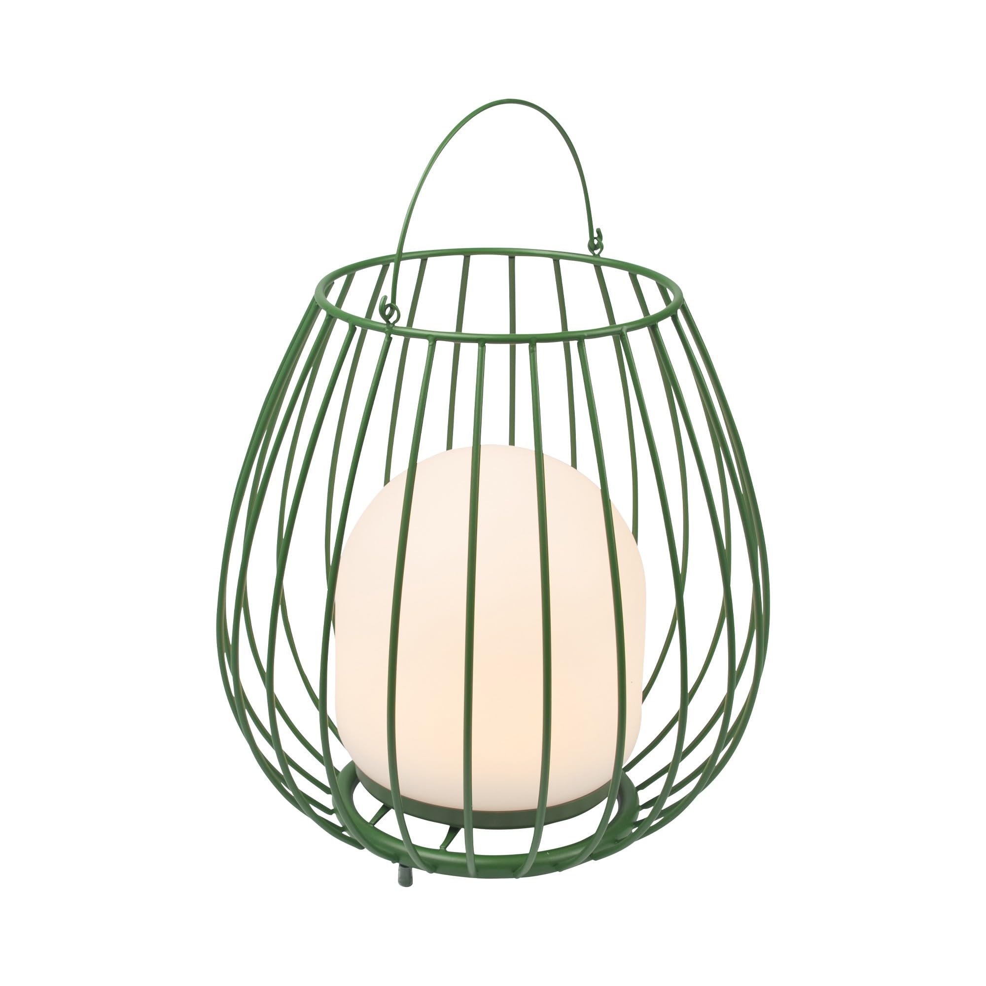 Nordlux Jim Outdoor Portable Light Green Metal Garden LED IP54 Switch 2700k