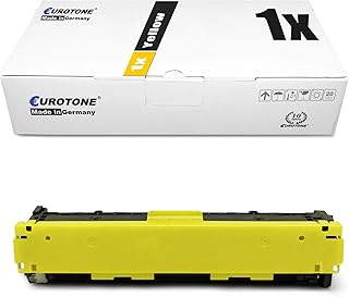 Alternative Eurotone Tonerpatrone replace CB542A YELLOW remanufactured Replacement for HP CP1210 CP1213 CP1214 CP1215 CP1216 CP1217 / CP1513 CP1514 CP1515 CP1516 CP1517 CP1518 CP1519 / CM1312 CM1512 – Color LaserJet – kompatible Alternative replaces HP 125A Gelb