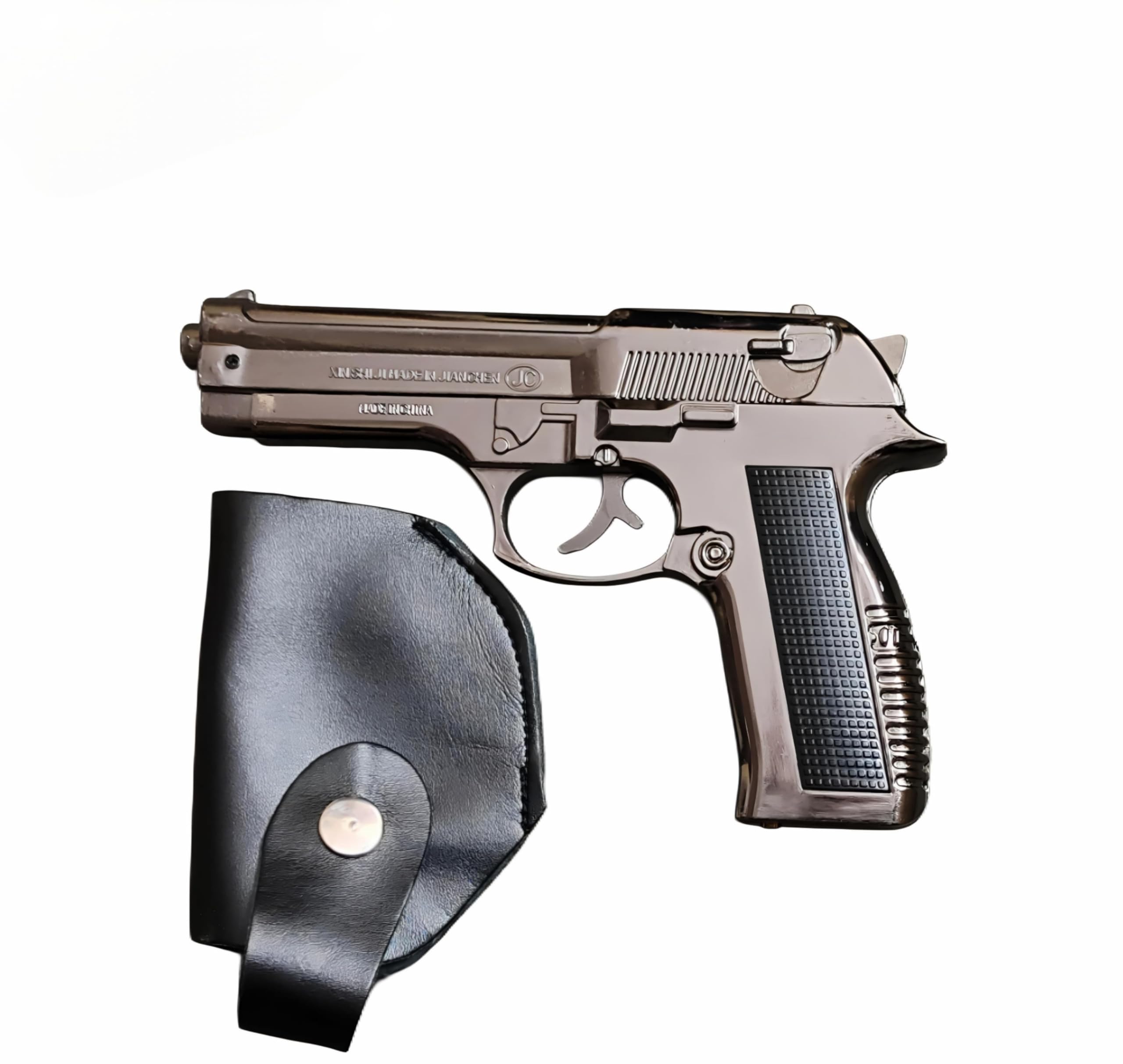 Generic Gun Lighter Pistol Shaped Grey - Image 1