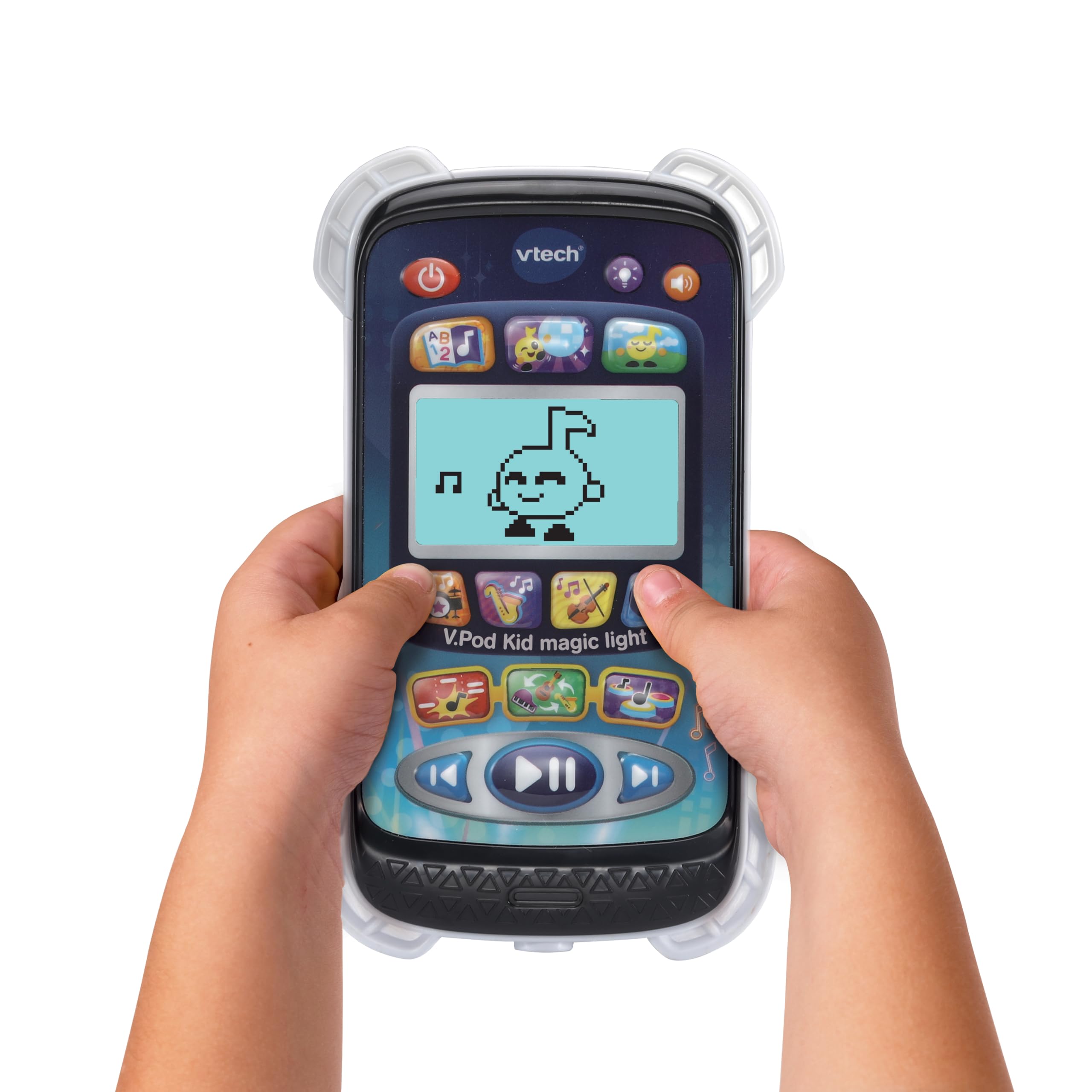 VTech - Música y Juegos para Preescolar Divermusic, Reproductor Musical Interactivo para Escuchar, Cantar y Bailar Musicales, Versión ESP