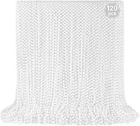 Vista 30 de YAXINRUI 30 piezas cuentas de Mardi Gras, collares de cuentas para fiesta de Mardi Gras, Navidad, San Patricio, regalos de fiesta, accesorios de 10