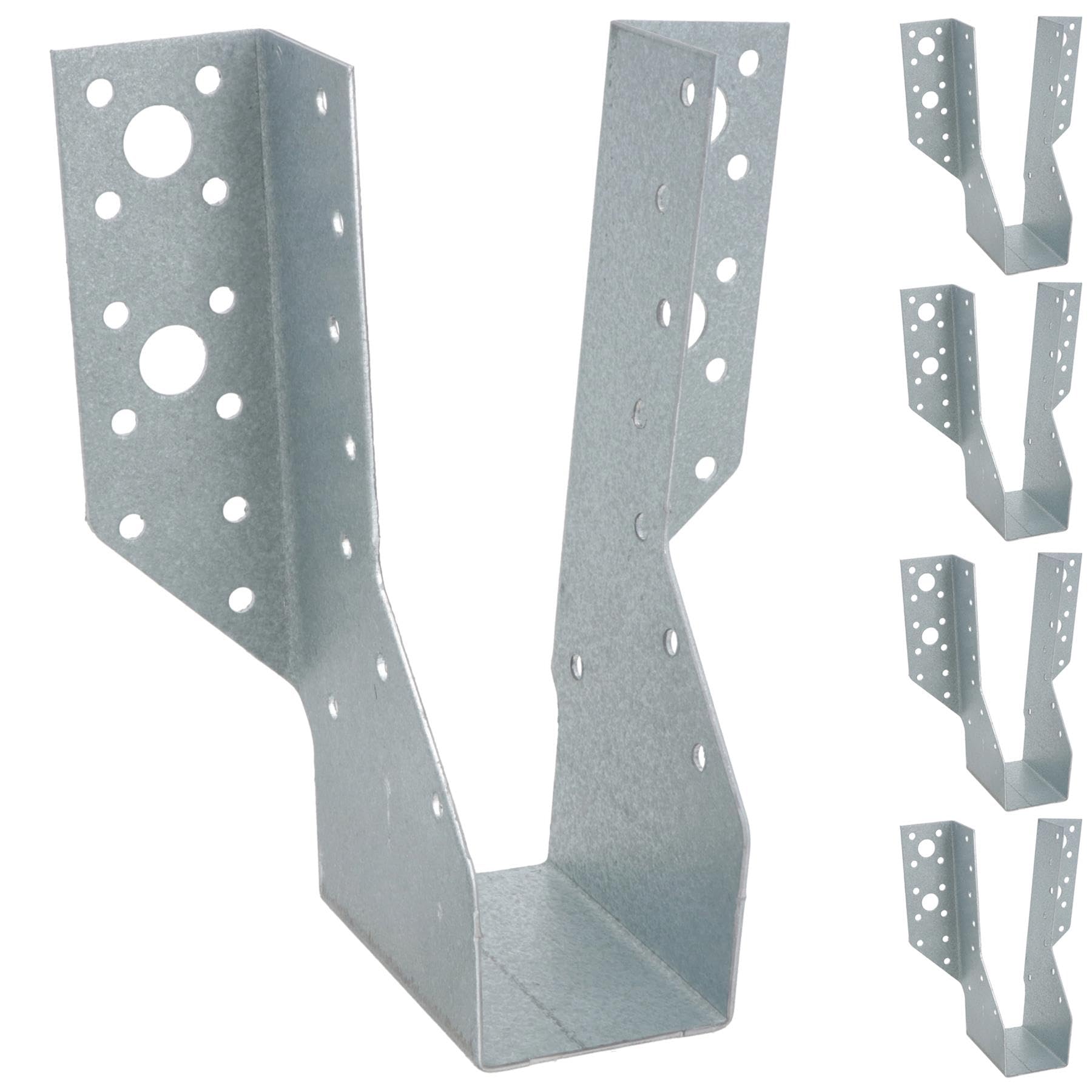 Multi Truss Hanger Joist Support Fixings 47mm (W) x 168mm (L) Galvanised 5pc