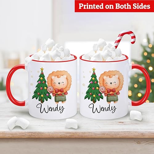 Miniatura 3 de Taza de chocolate caliente personalizada para niños, taza Stanta personalizada regalo para niños, hijo, hija, bonita taza de 11 oz para niños, taza