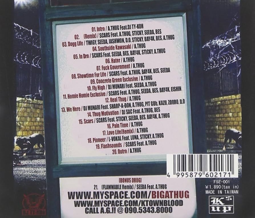 (未使用･未開封品)　YEEEAH THUG Mixed By DJ Ty-Koh ar3p5n1 Yeeeah Thug Mixed By DJ TY-KOH