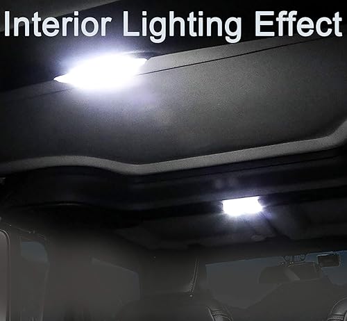 Miniatura 3 de Paquete de 7 bombillas LED interiores Wrangler para Jeep Wrangler JK 2007 2008 2009 2010 2011 2012 2013 2014 2015 2016 2017 2018 2 puertas 4 puertas