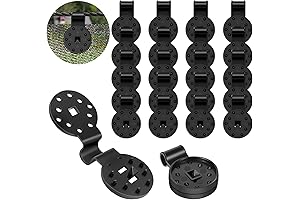 20 Pcs Black Plastic Sun Shade Net Clips