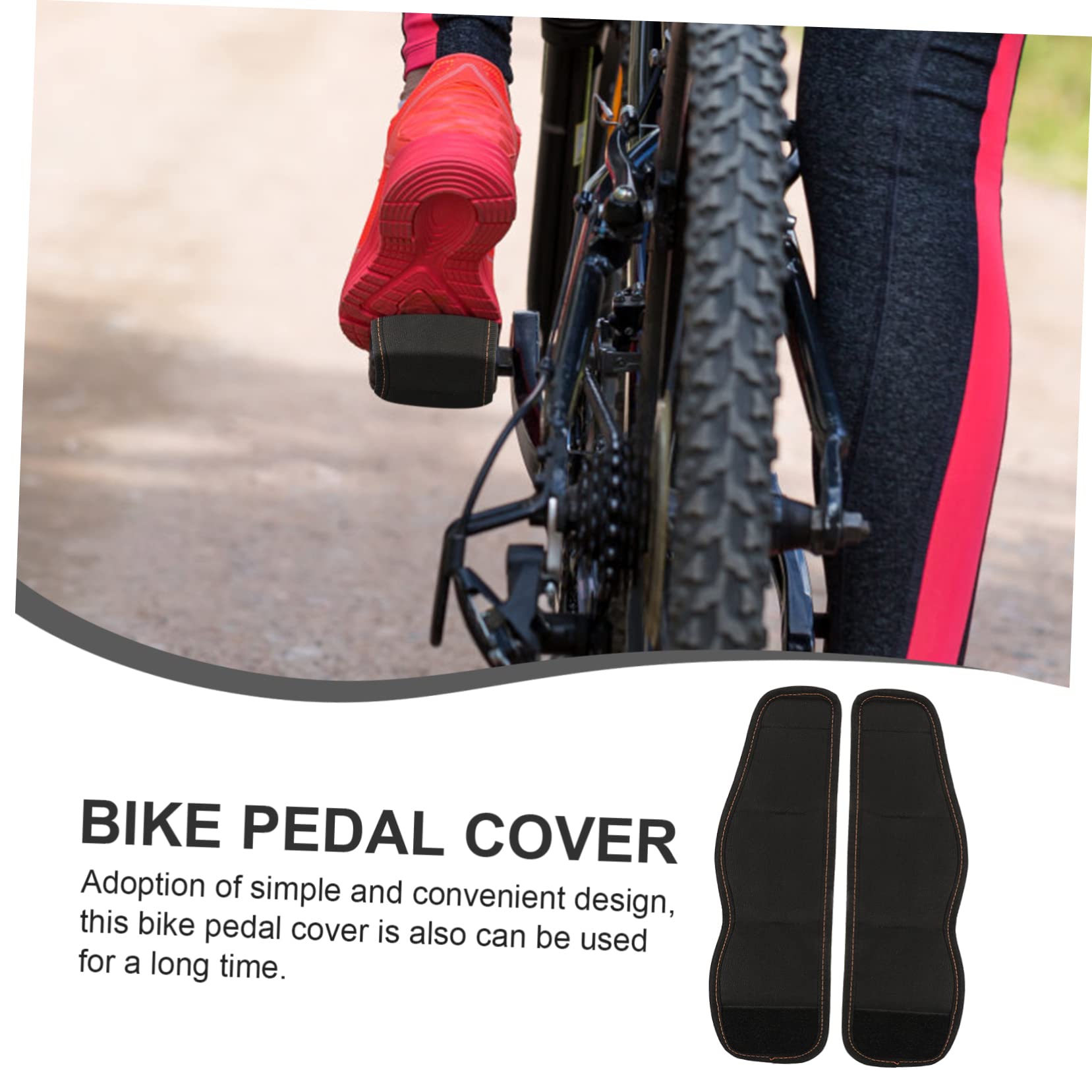 BESPORTBLE 5pares Cubiertas De Pedal De Bicicleta Ajustables Correas Antideslizantes para Bicicleta Accesorios De Ciclismo para Experiencia De Conducción Cómoda Protección De Pedales para