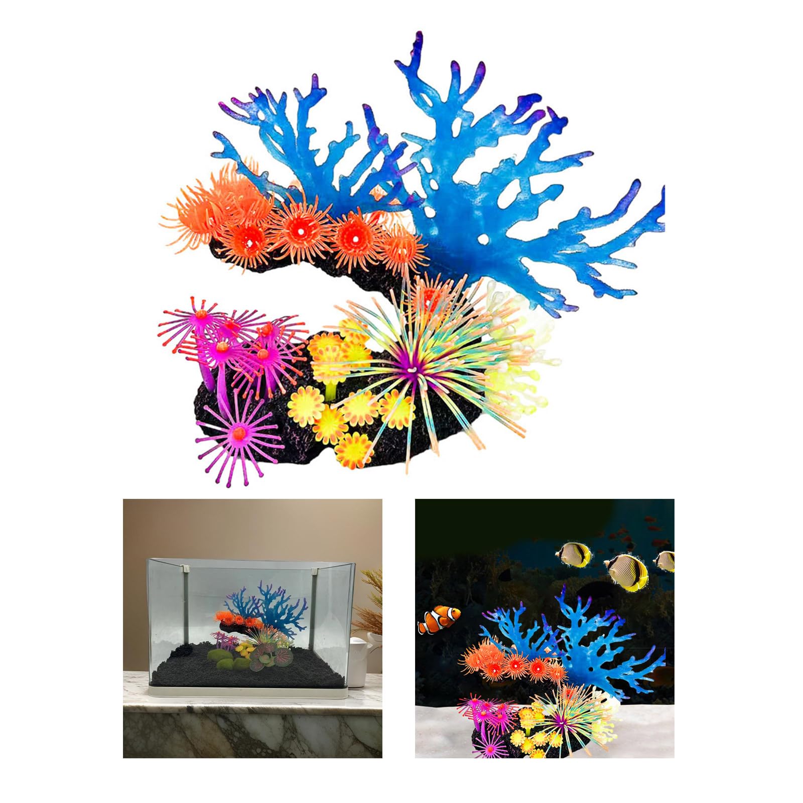Coralli artificiali, decorazione per acquari e acquari sott'acqua, decorazione per acquari