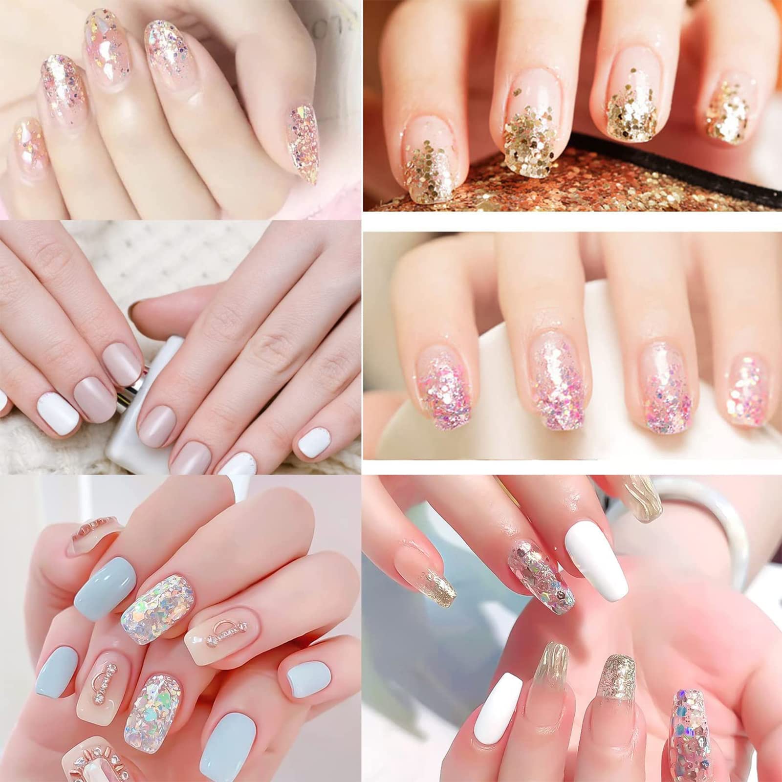 VEGCOO Nagelschwämme Set – 200 Stück Mit Metallzange Für Nail Art | Ideal Für Farbverläufe & Kreative Nageldesigns