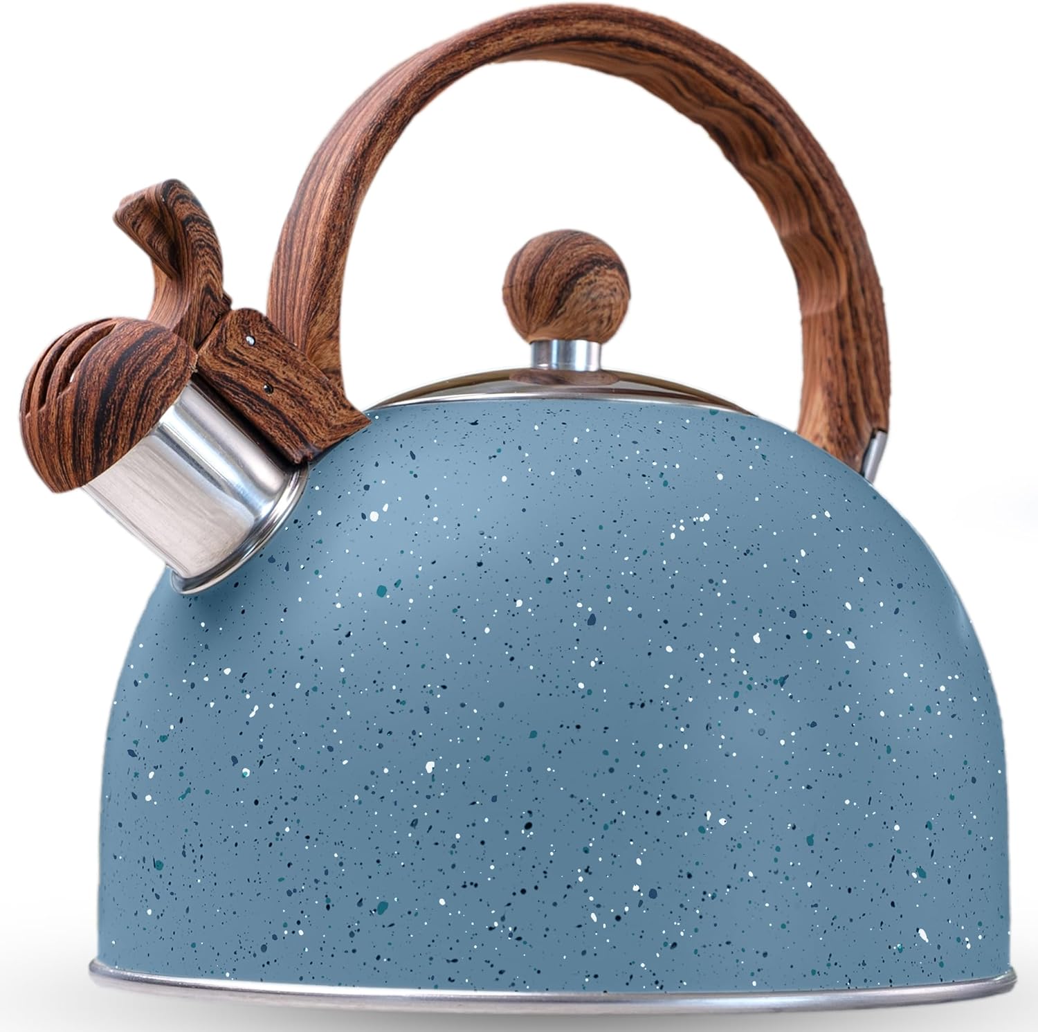 Bollitore Retrò La Moustache - 2.5L In Acciaio Inox Con Fischio, BPA Free, Per Tutti I Fuochi - Foto 5