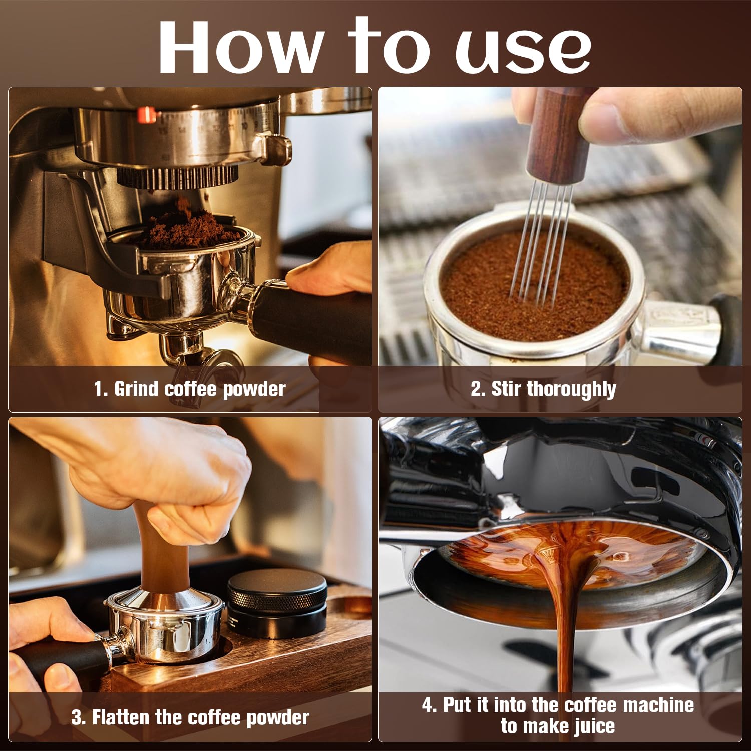 Espresso Tamper, 58 Mm Presse à Café En Acier Inoxydable Barista Espresso Tamper Pour Machine A Cafe 87230134 Espresso Tamper, 58 Mm Presse à Café En Acier Inoxydable Barista Espresso Tamper Pour Machine A Cafe 87230134