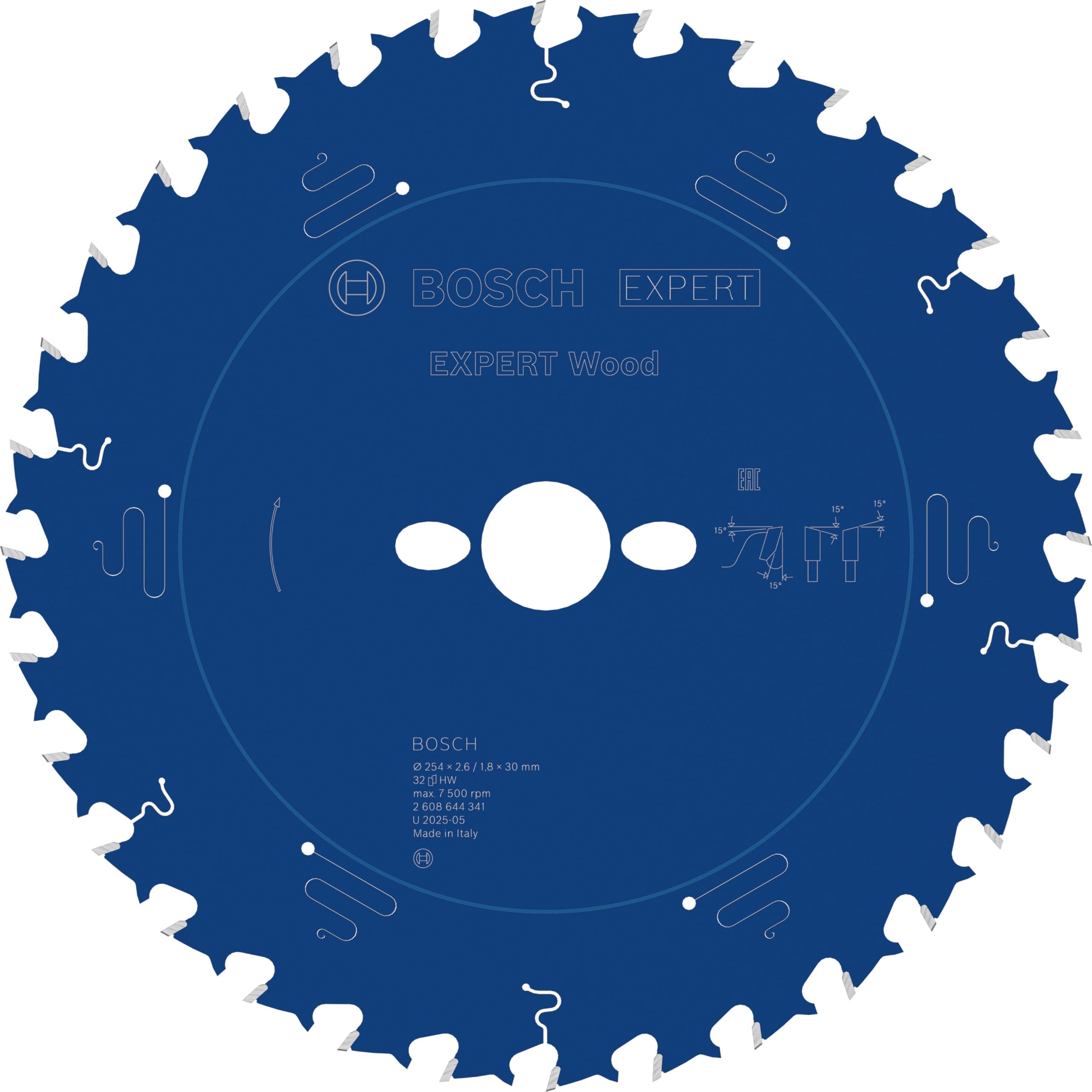 Professional Circular saw blade for wood 254mm dia 30mm bore 32 Teeth