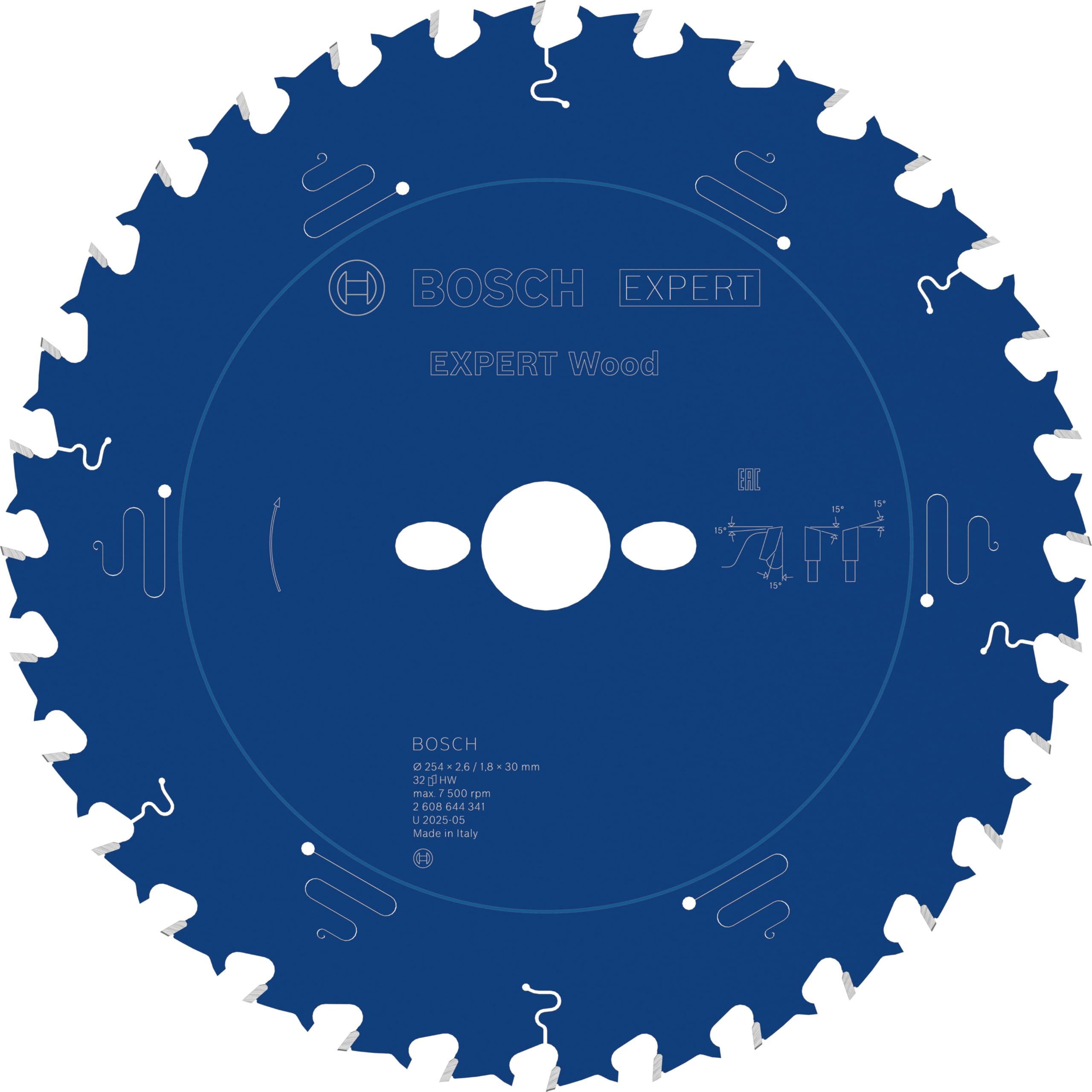 Professional Circular saw blade for wood 254mm dia 30mm bore 32 Teeth