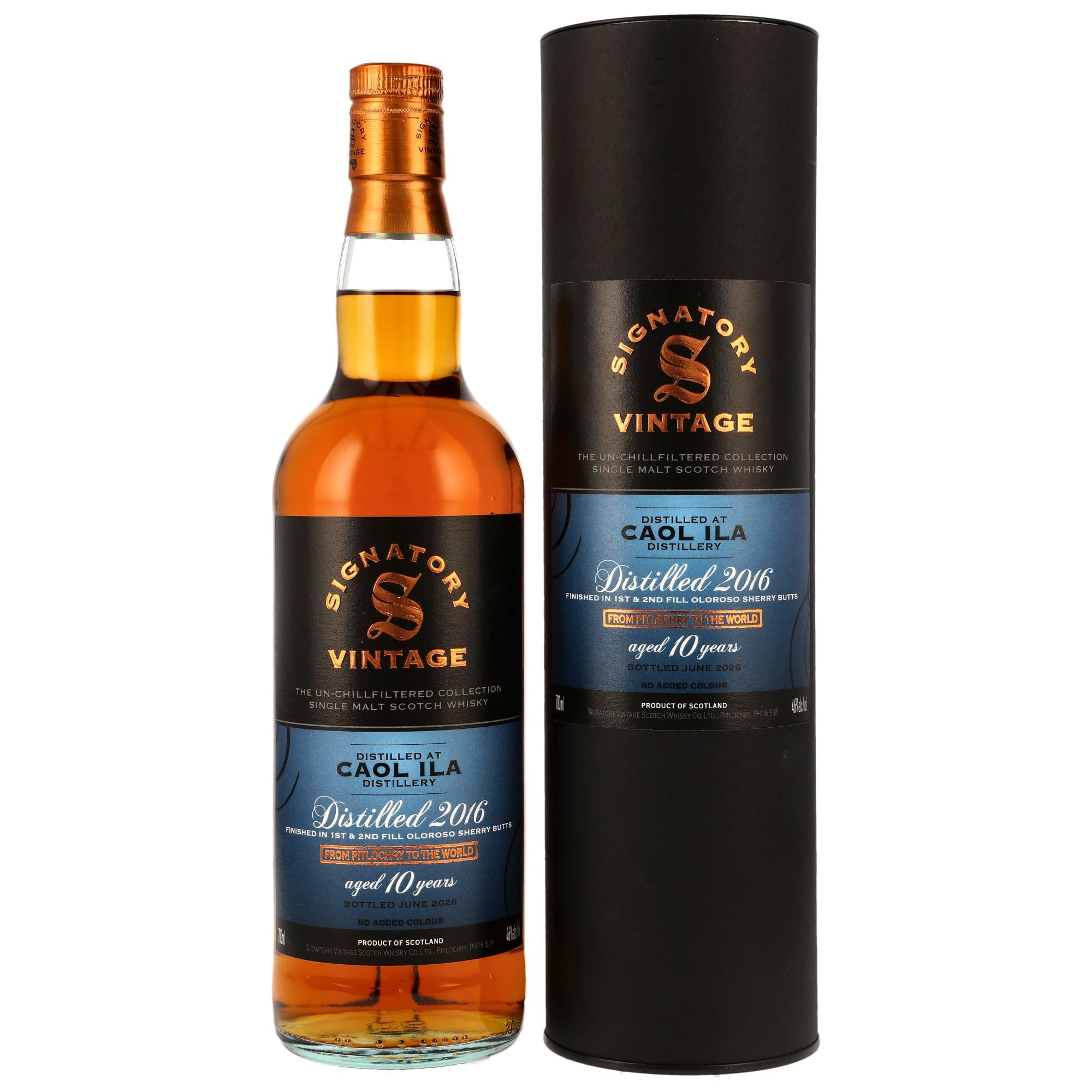 Caol Ila 2016/2026-10 Jahre | Oloroso Sherry Butts Finish | 700 ml | 46.0%Vol.