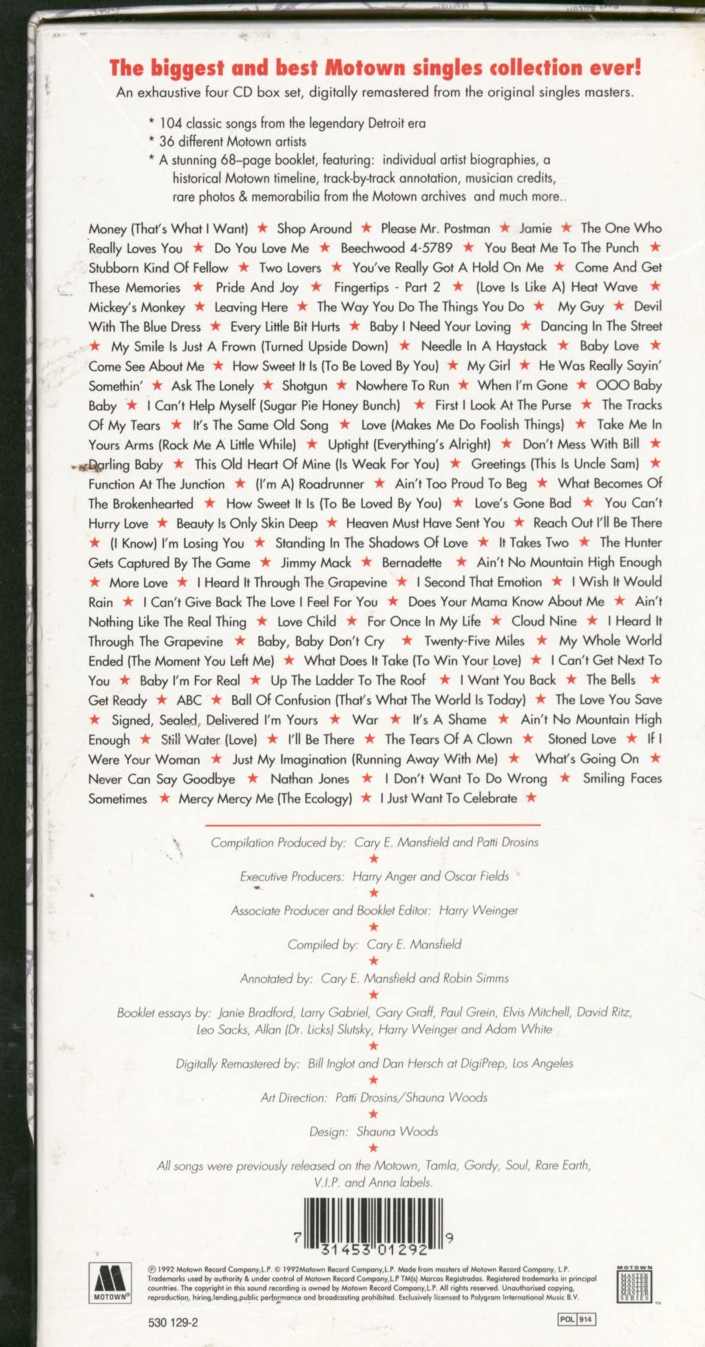Hitsville USA: The Motown Singles Collection 1959 - 1971
