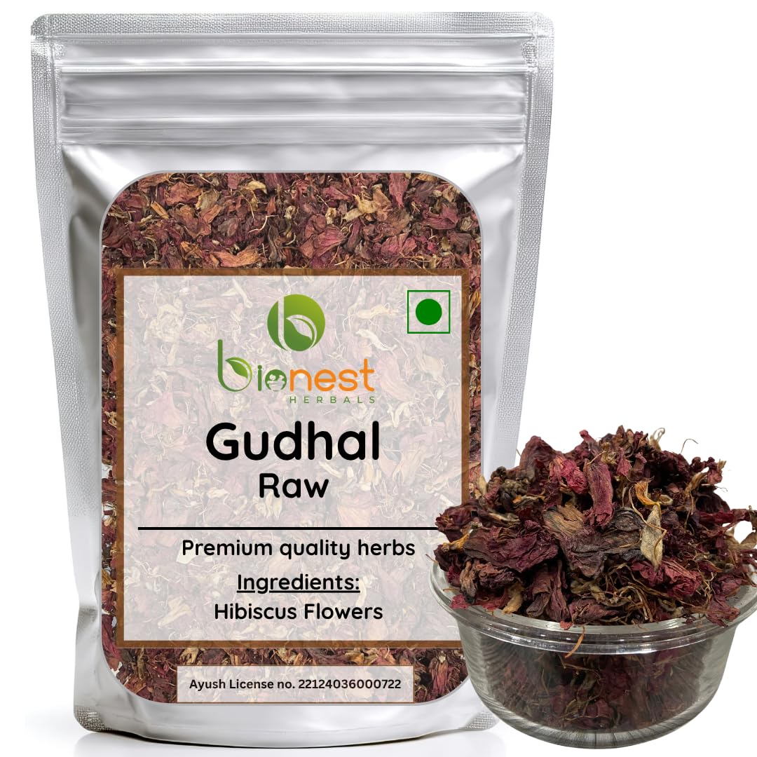 Gudhal Phool (Raw) -500 g- Hibiscus Flower/Jaswand | Hair growth & scalp care - Raw Herb-image-29