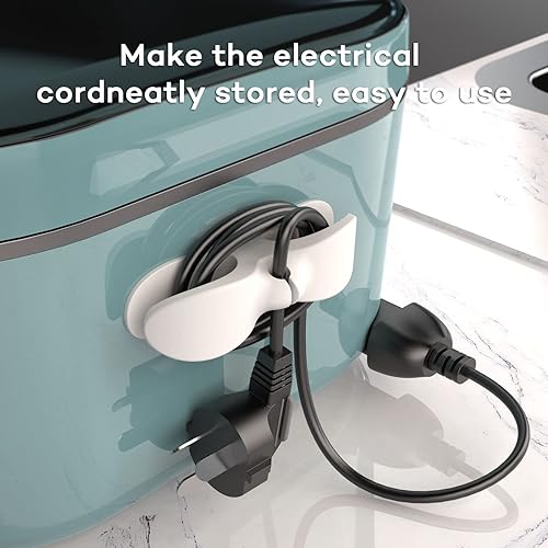 Miniatura 2 de UMUST - Organizador de cables para electrodomésticos, bobinador de cables para electrodomésticos de cocina, soporte de cables de diseño más
