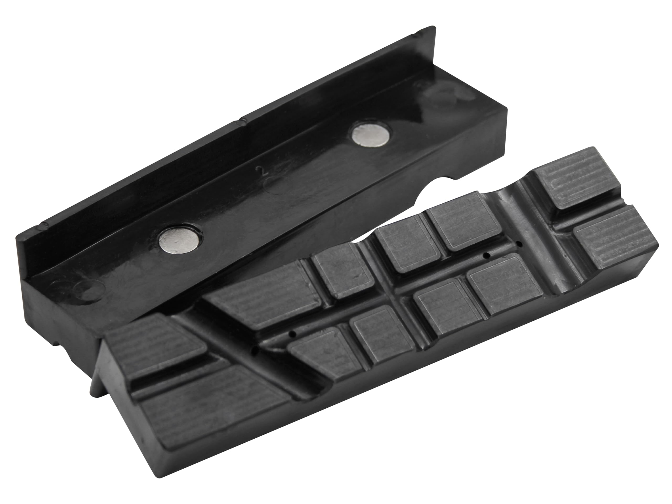 Faithfull Magnetic Vice Jaws - 5 Inch - Black Plastic/Metal