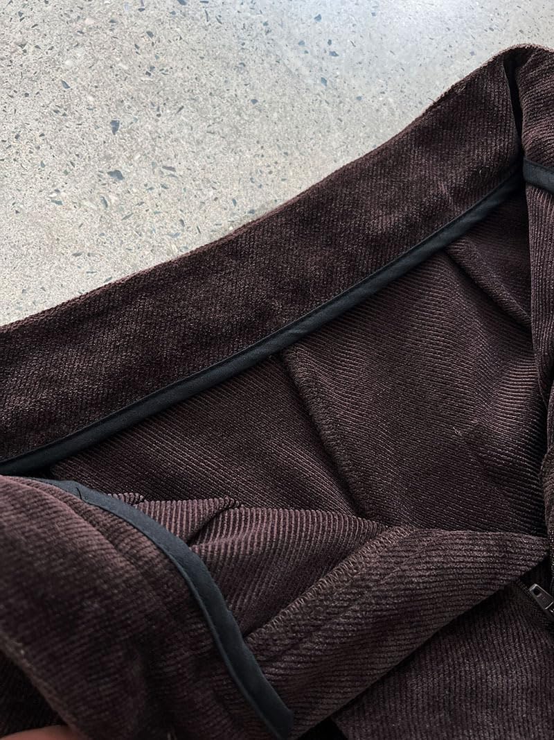 [Caividom] 秋ワイドパンツ 韓系レトロデザイン ボタンアクセント オフィスカジュアル 脚長効果 通勤休日兼用 秋素材採用