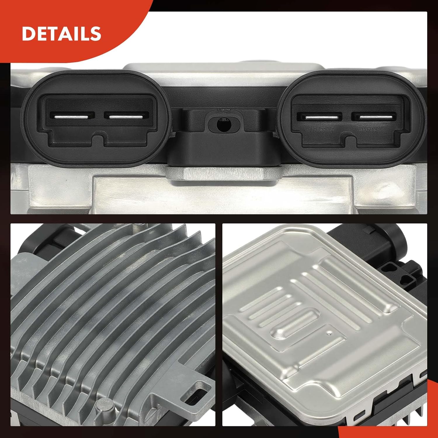 A-Premium Engine Radiator Cooling Fan Control Module Compatible with Audi Q7, Q8, A6 allroad, A6 A8 Quattro, A7 Sportback, RS5, RS5 RS7 Sportback, S4 S5 S6 S7 S8, SQ5 SQ7 SQ8 & Volvo XC60 XC70, S60